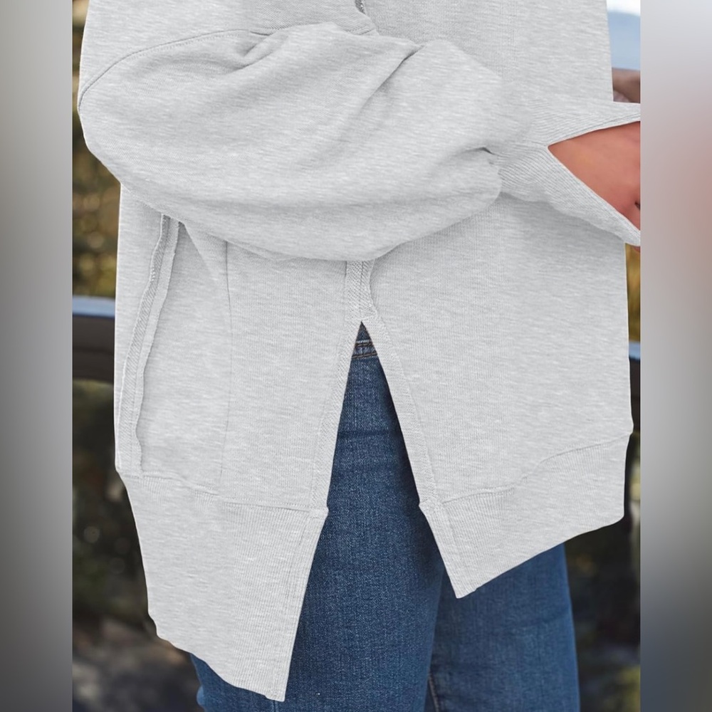 Trendy Queen Womens Oversized Sweatshirts Hoodie - Picture 4 of 5